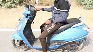 How To Drive A Scooty Step By Step - स्कूटी चलाना सीखे सिर्फ 9 मिनट मे -All About Scoty TVS Jupiter