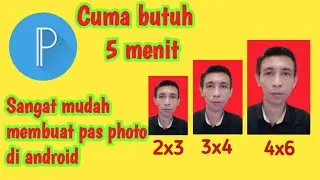 Cara mudah bikin pas photo di android
