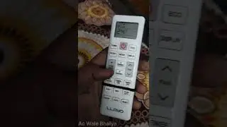 Lloyd ac remote setting for cooling