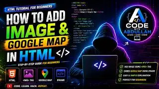 How to Add Image & Google Map in HTML (Step-by-Step) | VS Code Tutorial