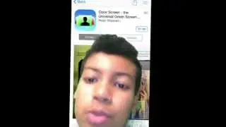 The green screen app