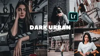 How to edit Dark urban filter using lightroom mobile app, dark urban Preset in DNG format