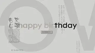 Decode - Paramore || Multifandom (HBD @kowboy48 )