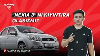 Nexia 3 avtomobiliga g’ilof o’rnatish jarayoni