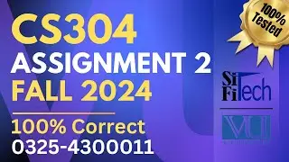 CS304 assignment 2 solution 2024 | CS304 assignment 2 solution fall 2024