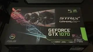 ASUS GTX 1070 STRIX Unboxing & Overview