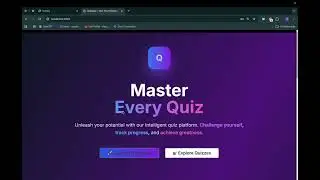 Quiz Application | microservices java spring boot | Nextjs