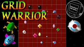 Grid Warrior – A Speedy Arcade Blast-em-up Within the Grids of Death. Classic Macintosh ShareWare