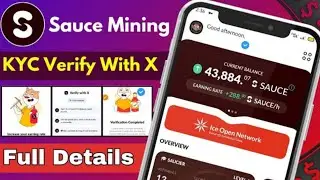 Sauces X Social Boost ✅ | Sauces Mining KYC | Sauces Verify With X | Sauces Increase Your Earning
