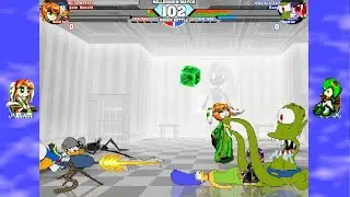 MUGEN 1.1 - Mila, marge, donald duck vs  Amethia, kang, Roger Smith