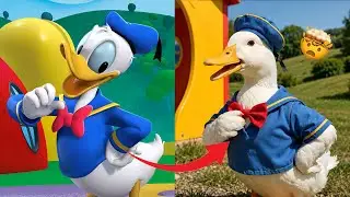 What if mickey mouse in real life ( もし現実世界にミッキーマウスがいたら ) | cartoonAI | mickey mouse | donald duck 