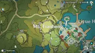 Genshin Impact - Liyue Mining Outcrop Feature (as of 11-Nov-2020)