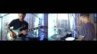 Cloud Cascade - Invent Animate (Guitar and Drum Cover)