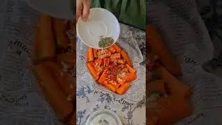 запечённая морковь! отличный вариант гарнира! #морковь#морковьвдуховке#запечённаяморковь