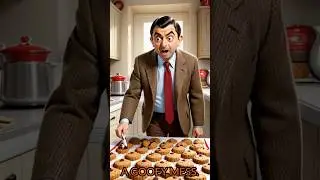 Mr. Bean's Baking Disaster #baking #mrbean #funny  #hilarious #video