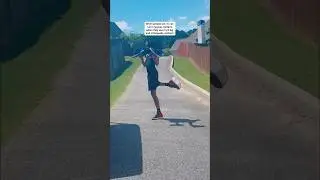 Trying to run in regular Jordan’s with my lil leg