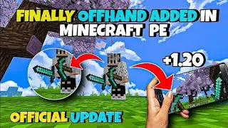 How To Hold Any Item In Left Hand Minecraft PE  | Hold Item In Left Hand Addon | Off Hand Mod