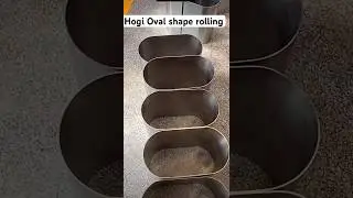 Hogi Oval shape ducts pipe roll bending machine 4 roller plate rolling machine 