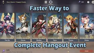 TIPS & TRICKS to Complete Your Hangout Quest Faster! | Gesnhin Impact |