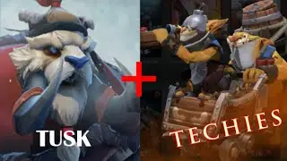 Dota 2 - Combo Techies and Tusk ? / Bug ?