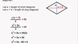 Quadratic Geometry Problems - Example 2