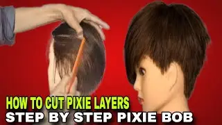 STEP BY STEP TEHNIK HAIRCUT BOB PIXIE SHORT