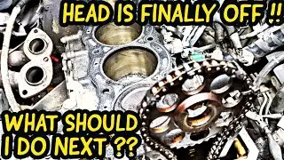 Land Cruiser Cylinder Head is OFF - What Should I DO NEXT ??