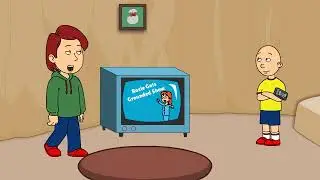 Caillou Turns Rosie into a TV/Grounded