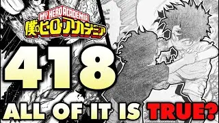 THAT THEORY IS TRUE!?! HE'S BACK!!! | My Hero Academia Chapter 418 Breakdown