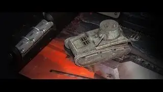 Как сделать Легкий танк из бумаги, своими руками, WOT Искусство оригами.