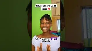 Never ignore Gods voice ❤️ #jesusvibes #shortvideos #jesuslovesyouvibes #viralvideos