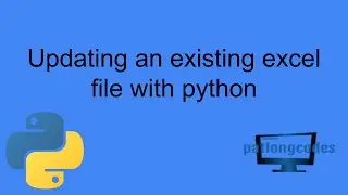 Modifying existing excel files using openpyxl in python