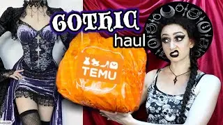 $200 Spooky TEMU Haul & Try On ☠️ 🖤