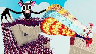 100x DEER 99 NIGHTS IN THE FOREST + 2x GIANT vs 3x EVERY GOD Totally Accurate Battle Simulator TABS