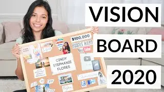 HOW TO MAKE A VISION BOARD! MAKING MY DREAM BOARD 2020!