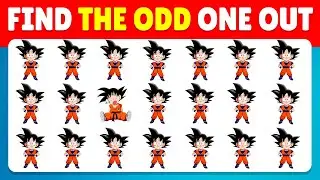 Find the ODD ONE OUT 👀 | ANIME Edition | Easy, Medium, Hard, Impossible 🔥