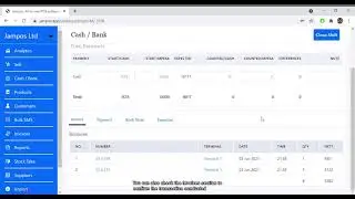 Cash, Mpesa & Bank Reconciliation in Jampos