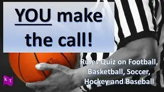 You Be The Ref / Sports Quiz / Test your knowledge of sports rules! 🏈⚽🏀⚾🏒