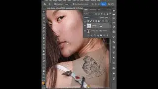 how to design tattoos #photoshoptuorials #trendingadobe #shorts