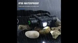 Linterna led manos libres minera recargable potente  camping , trekking, ciclismo, trabajo nocturno