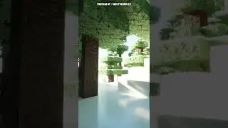 Minecraft without shaders and with shaders