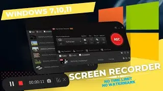 Windows 7,10,11 Screen Recorder | No Time Limit No WaterMark | Free PC Screen Recoding Software