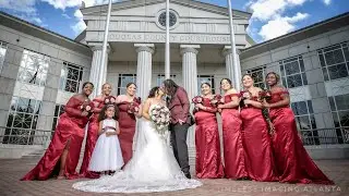 Off camera flash for bridal party
