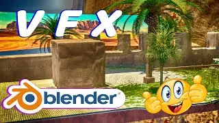 Set extension Visual Effects With Blender | VFX Practice