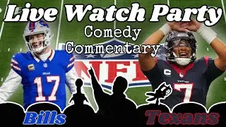 Live Stream Watch Party Bills At Texans | Comedy Commentary