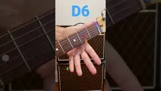 How to play D6 chord on Guitar? 