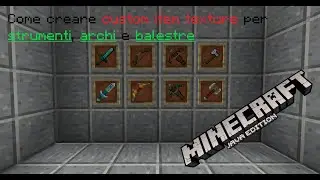 Minecraft|Come creare custom item texture per archi e balestre