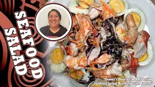 "My Palagi Grandma's Delightful Seafood Salad Recipe: A Family Treasure from the Sea!"