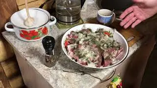 Шашлык из свиной корейки