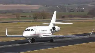 Takeoff | Dassault Falcon 2000EX | Kassel Airport (KSF/EDVK)